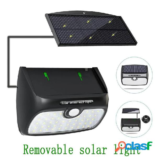 48LED Rimovibile solare Luce PIR Lampione Stradale Tre