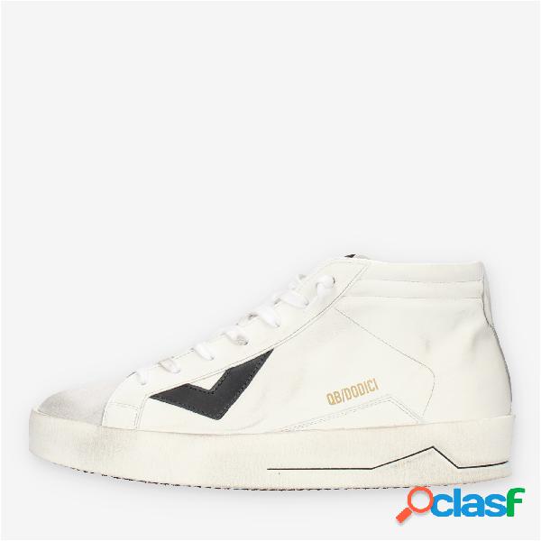 4B12 Sneakers Alte Uomo Bianco