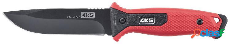 4K5 Tools 600.200A Coltello affidabile con lama fissa Rosso,