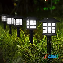 4pcs luci per esterni da giardino solare da giardino a led
