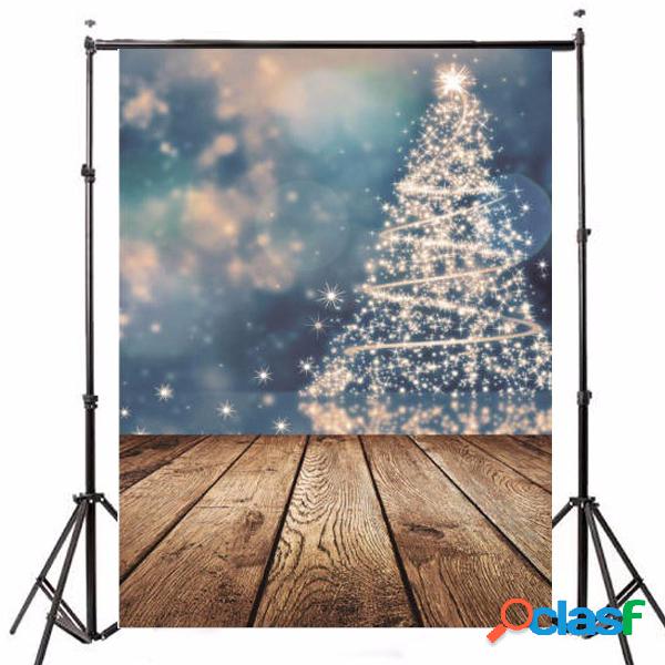 5x7FT Vinile Fotografia Sfondo Buon Natale Albero Tema