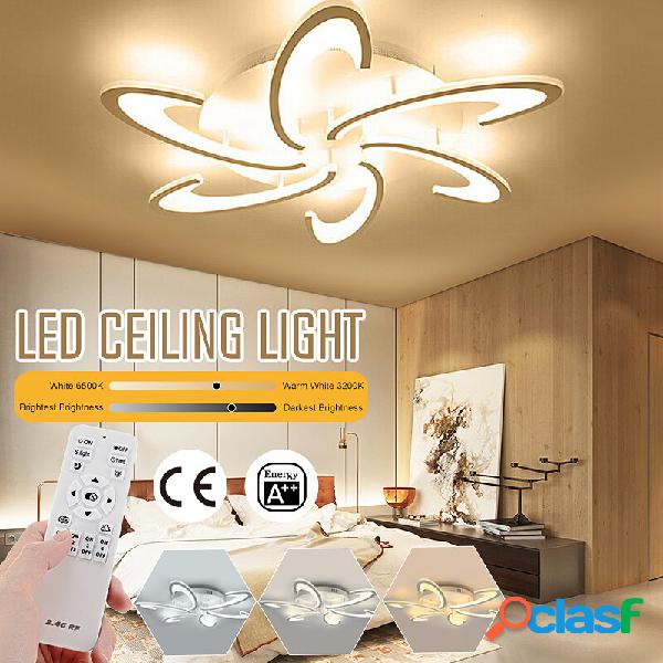 6 teste moderne LED soffitto acrilico lampada lampadari a