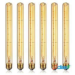 6pcs 4pcs dimmerabile lampadina edison vintage e27 t300 40w