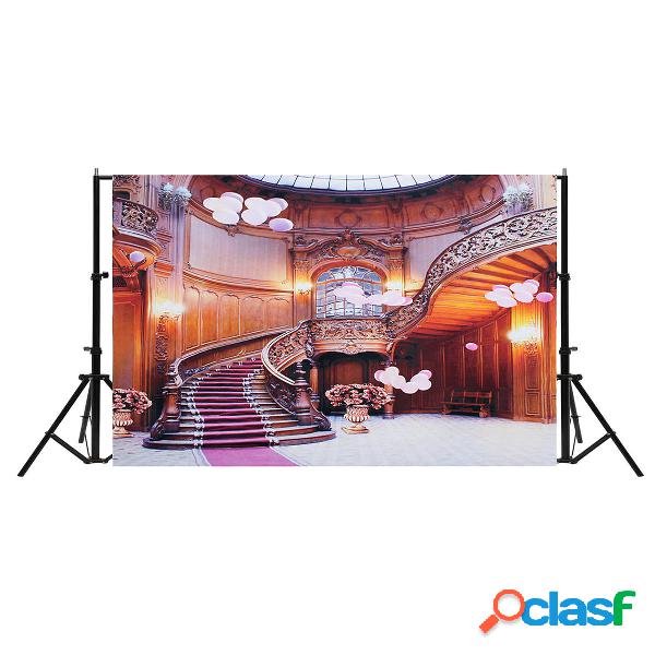7x5FT Palloncini Scale Castello Luce Vinile Fotografia