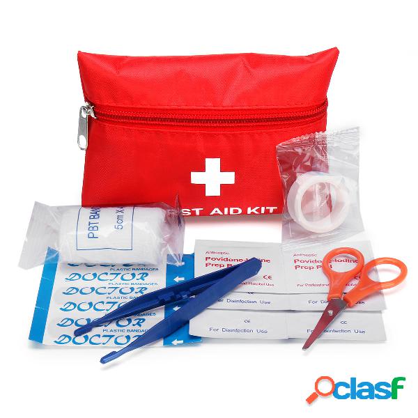 8Pcs Kit di primo soccorso portatile Car Emergency Travel