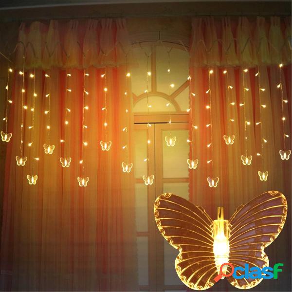 96 LED Luci per tende a farfalla Colorful Impermeabili per