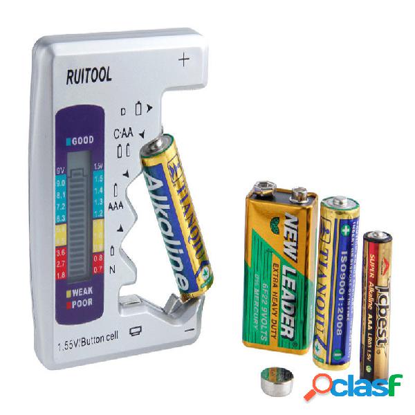 AAAA 1.5 V 9 V digitale Batteria Tester universale Batteria