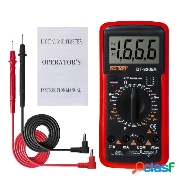 ANENG DT9205A Digital Multimetri Profesional Transistor