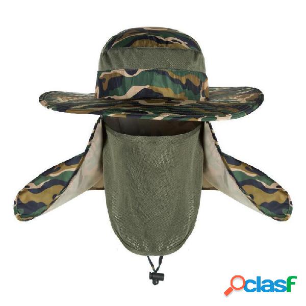 AOTU Camouflage TORCIA Cappello regolabile Anti UV Anti