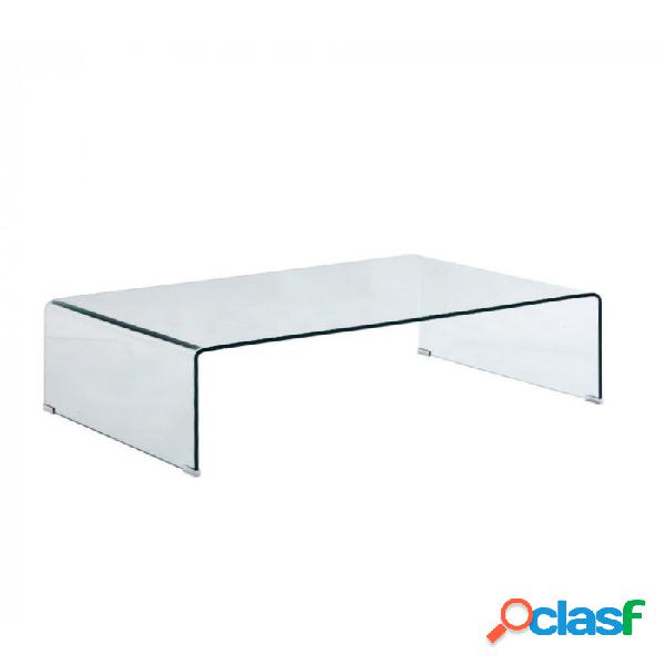 ARREDO SMART - Tavolino rettangolare in vetro temperato