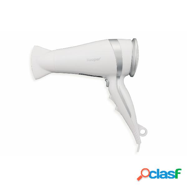 ASCIUGACAPELLI 2000 W BIANCO E SILVER in Alluminio -