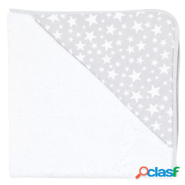 Accappatoio Neonato 80X80X1 Cm Star Grigio