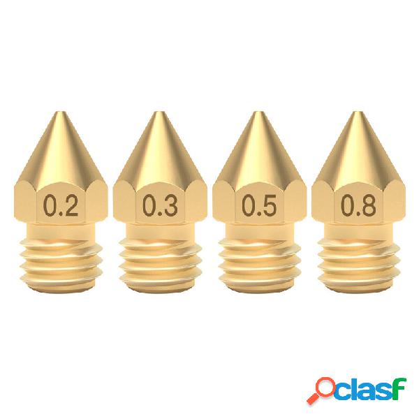 Accessori per stampanti 3D 1,75 / 0,3 mm MK8 Ugello a punta