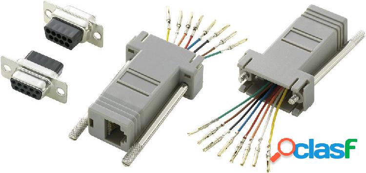 Adattatore D-SUB presa D-SUB a 9 poli - Presa RJ45 MH