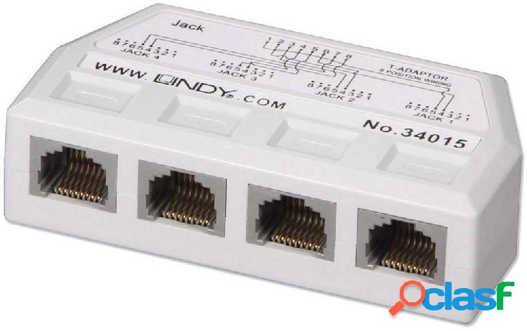 Adattatore Telefono analogico LINDY Bianco