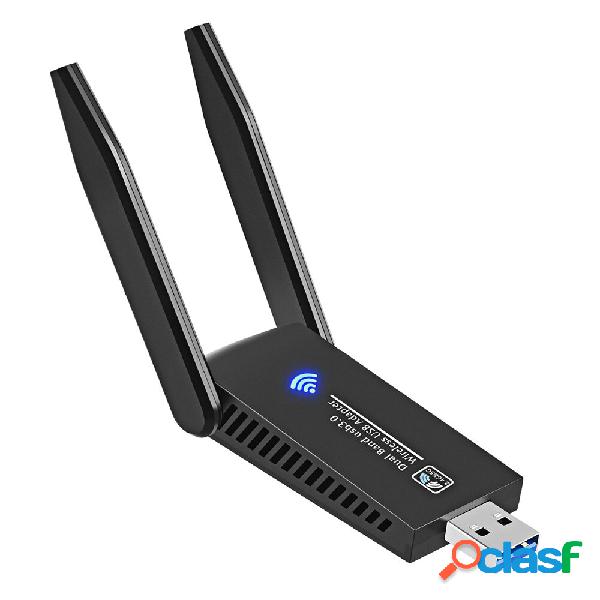 Adattatore WiFi USB 3.0 da 1300 Mbps 802.11ac Dual Banda 2 *