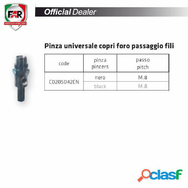 Adattatore far c0205042cn pinza con passaggio per fili nera