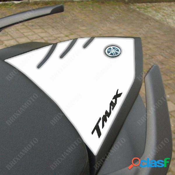 Adesivi carena 00176 bianco nero 3d per