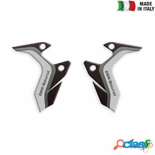 Adesivi copriradiatori 3d nero argento for