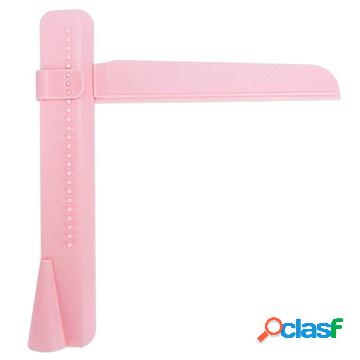 Adjustable Decorating Rotary Cake Scraper - Pink