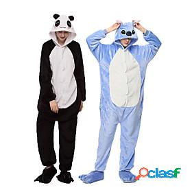 Adults Kigurumi Pajamas Bear Pika Pika Panda Onesie Pajamas