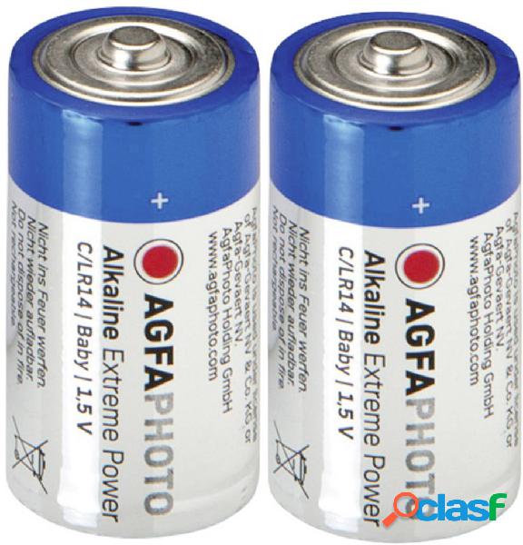 AgfaPhoto LR14 Batteria 1/2 Torcia (C) Alcalina/manganese