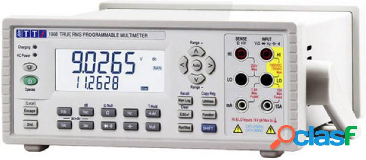 Aim TTi 1908 Multimetro da tavolo digitale Data logger CAT