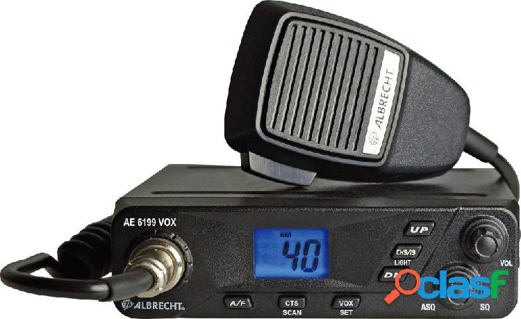 Albrecht AE6199VOX CB Multi 12699.01 Radio ricetrasmittente