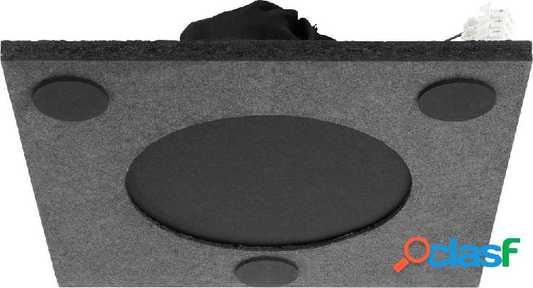 Altoparlante da incasso PA Monacor EDL-310L 10 W 100 V Nero