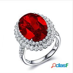 Anello a fascia Tanzanite Classico Blu Verde Rosso Rame
