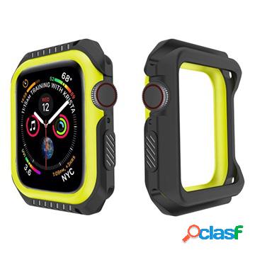 Apple Watch Series 4 Silicone Case - 44mm - Black / Yellow