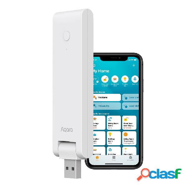 Aqara E1 Hub USB Gateway Zigbee 3.0 210 ° Rotante APP