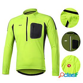 Arsuxeo Mens Cycling Jersey Long Sleeve - Summer Polyester