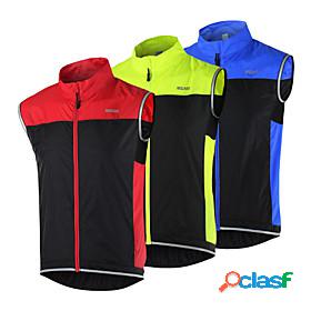Arsuxeo Men's Summer Cycling Vest Bike High Visibility