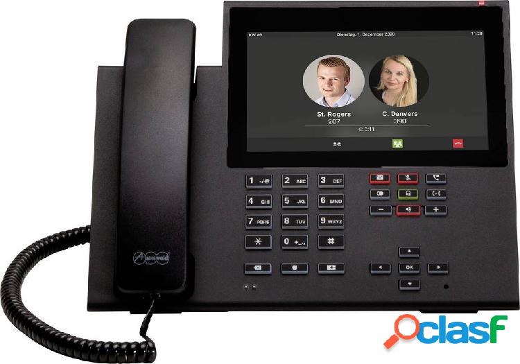 Auerswald COMfortel D-600 Telefono a filo VoIP Vivavoce,