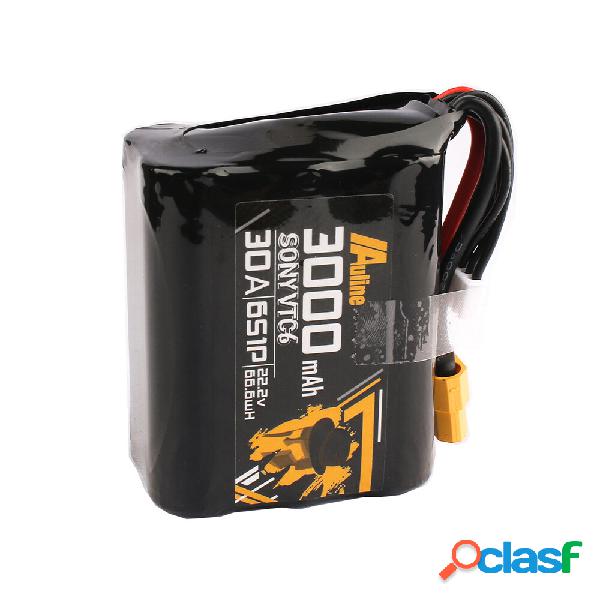 Auline VTC6 22.2V 3000mAh 6S 30A XT60 Plug Long Rang LI ION
