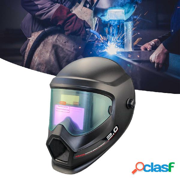 Auto Oscuranti Saldatura Maschera Casco DIN9-13 Visiera