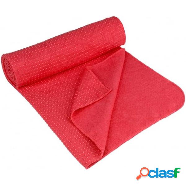 Avento Asciugamano per Yoga Antiscivolo Aura Rosa