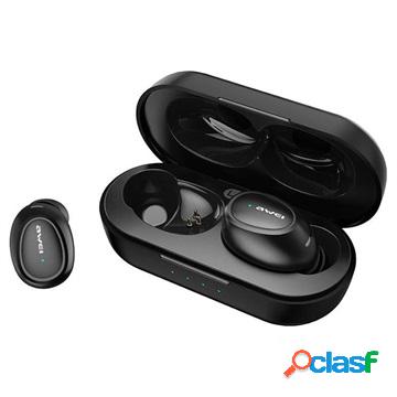 Awei T16 Water Resistant In-Ear TWS Headphones - Black