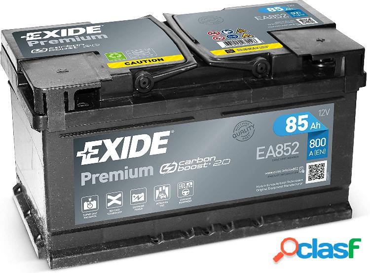 BATTERIA AUTO EXIDE 85AH 800A