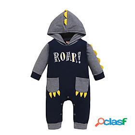 Baby Boys Active Basic Jumpsuits Cotton Outdoor Blue Color
