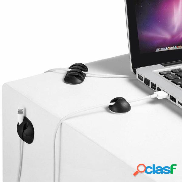 Bakeey 10pcs multifunzionale TPR appiccicoso Auricolare cavo