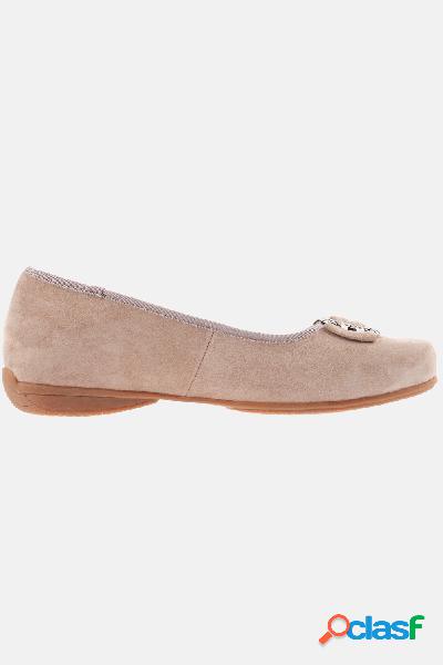 Ballerine con decorazioni, plantare sostituibile e larghezza