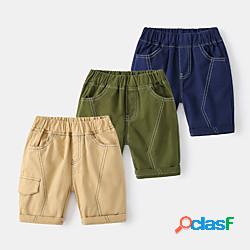 Bambino Da ragazzo Pantaloncini Verde militare Cachi Blu