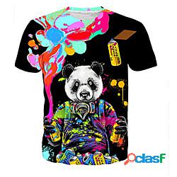 Bambino Da ragazzo maglietta Manica corta Stampa 3D Panda