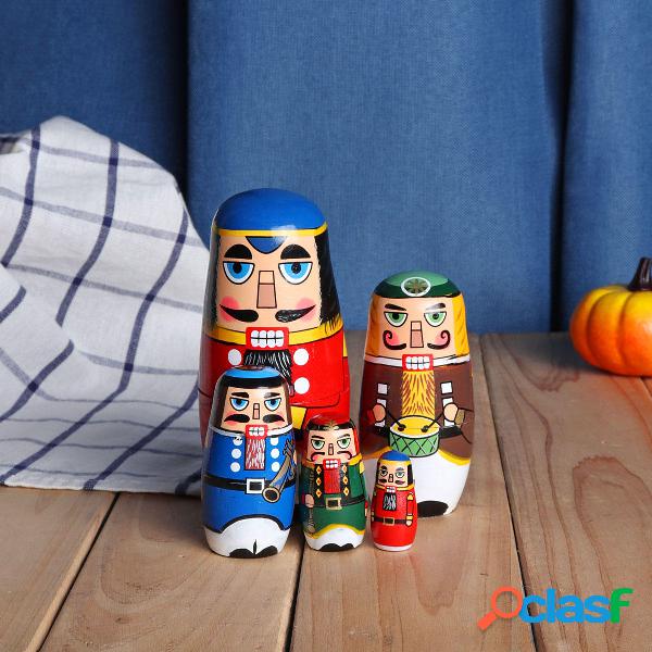 Bambole russe di legno Matrioska Artigianato Decorazione