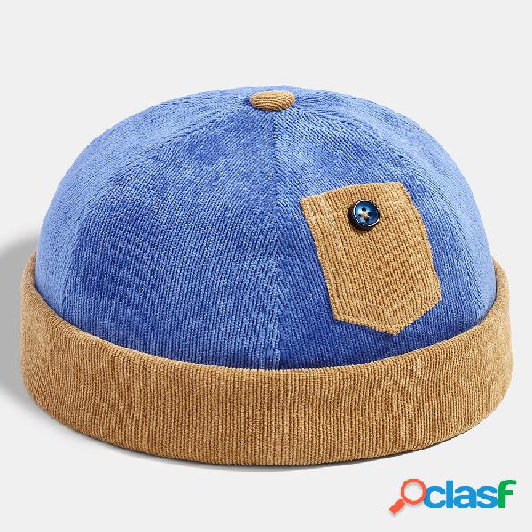 Banggood Design Uomo Velluto a coste Contrasto Colore Casual