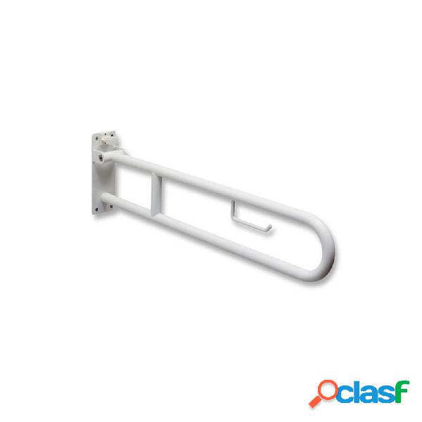 Barra di sostegno ribaltabile 85 cm acetalico bianco con