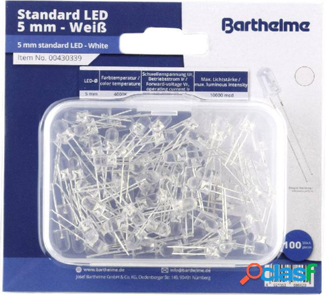 Barthelme Assortimento LED Bianco Naturale Rotondo 5 mm