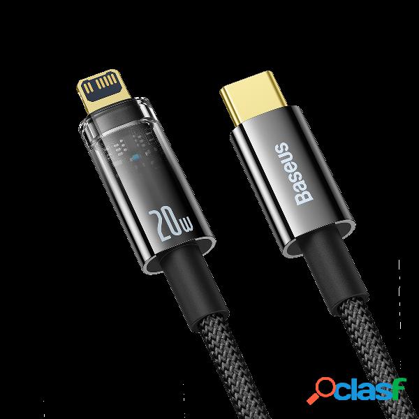 Baseus 20 W Porta Apple a USB-C Cavo di ricarica rapida Cavo